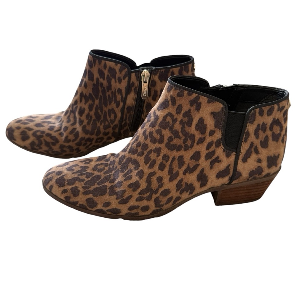Circus by Sam Edelman Animal Leopard Print Ankle Booties